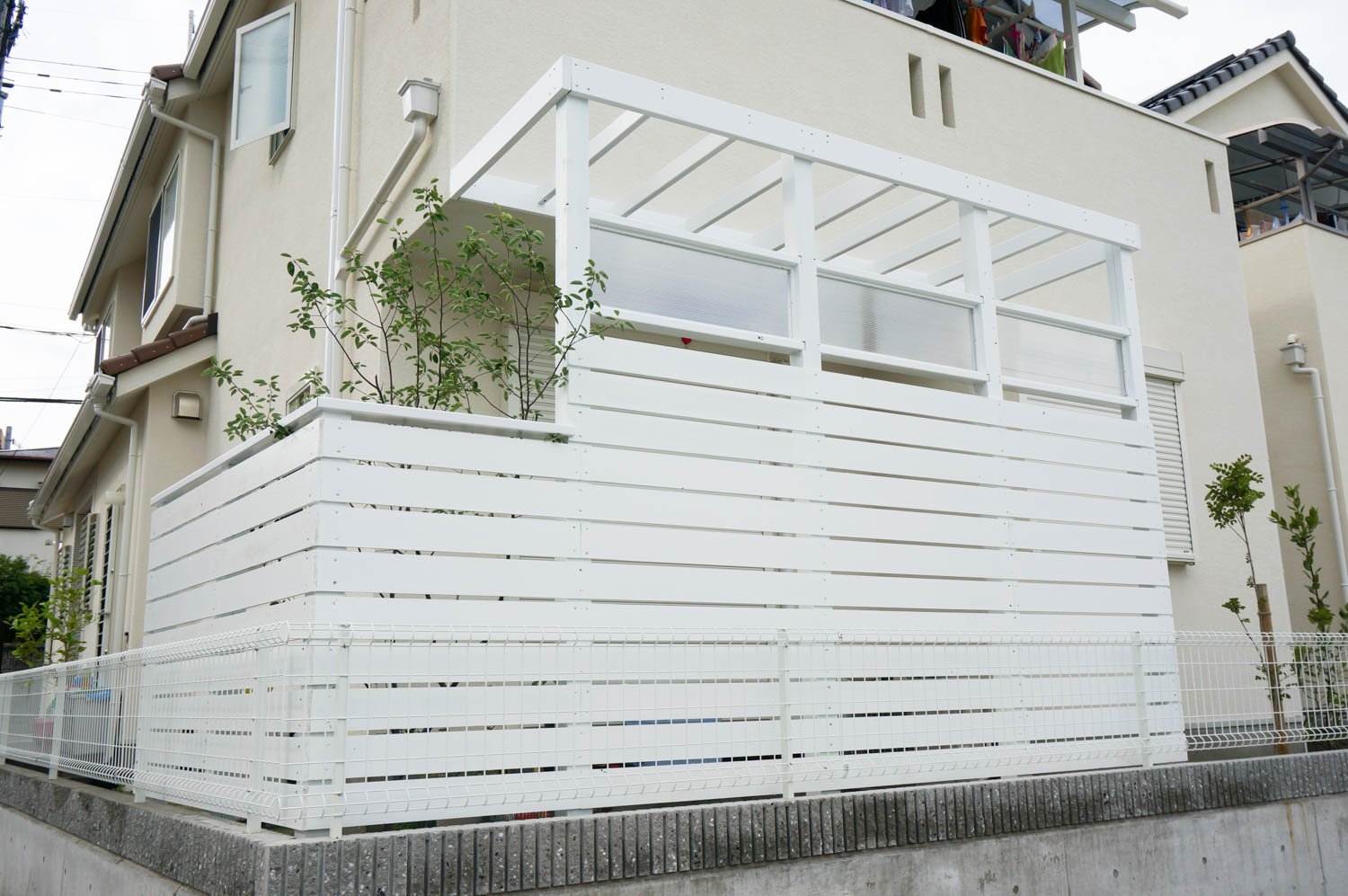 フェンス、ウッドフェンス、遮蔽（目隠し