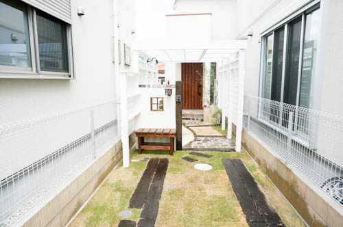 木製自転車置き場