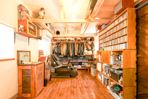 木製自転車置き場