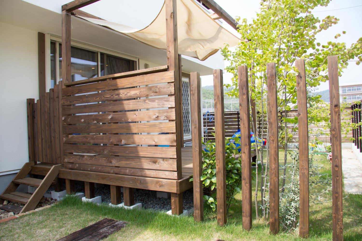 ウッドデッキやウッドフェンス