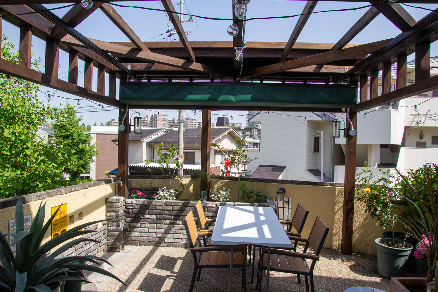 開閉式の屋根を設置