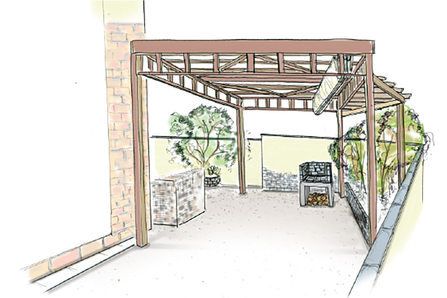 開閉式の屋根を設置