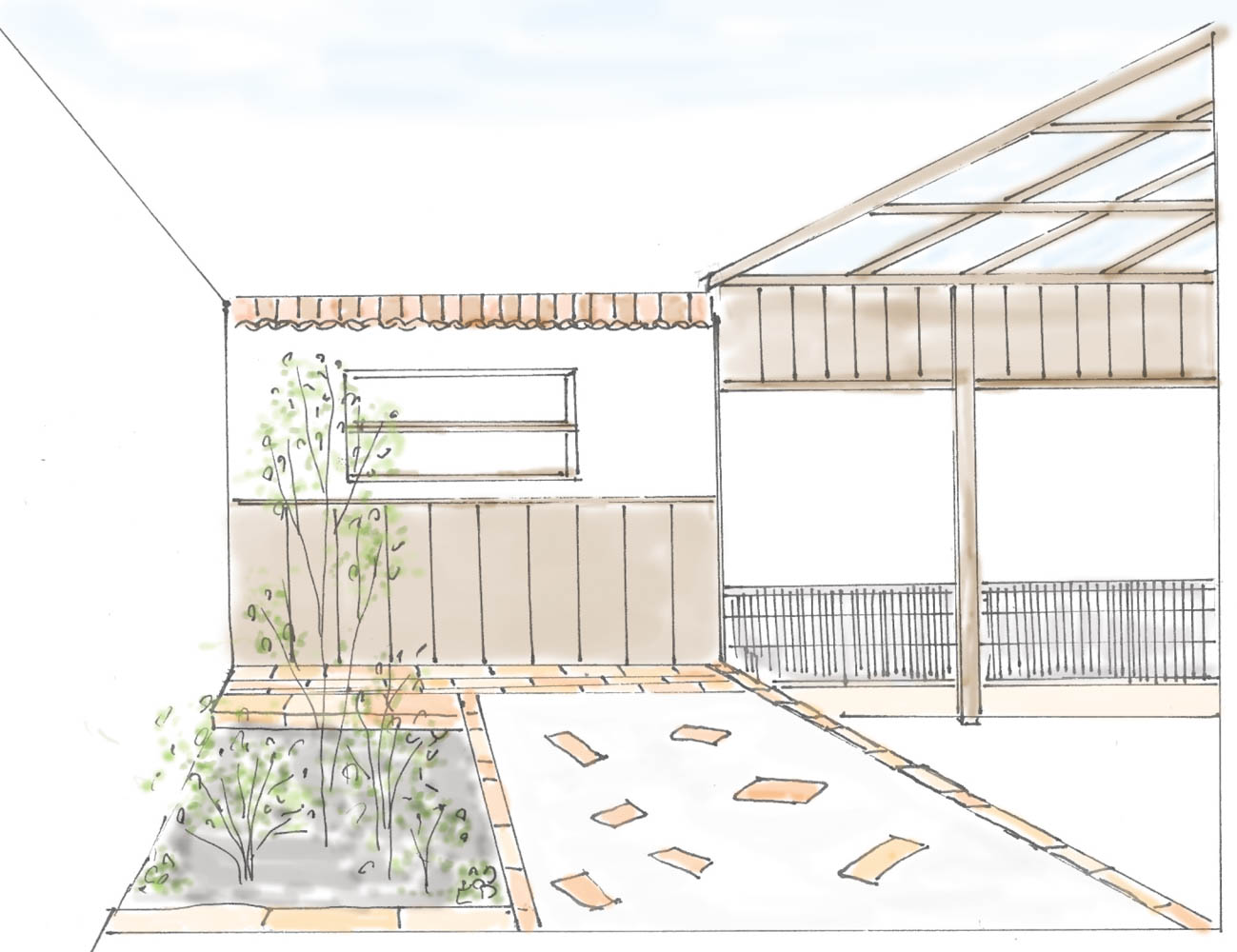 ナチュラルテイストの木製自転車小屋をローコストで制作する