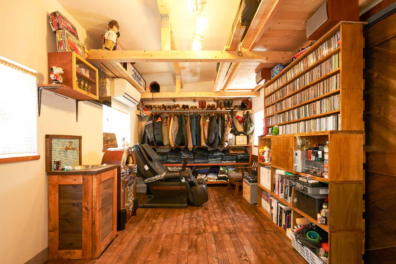 大人の秘密基地としての庭小屋