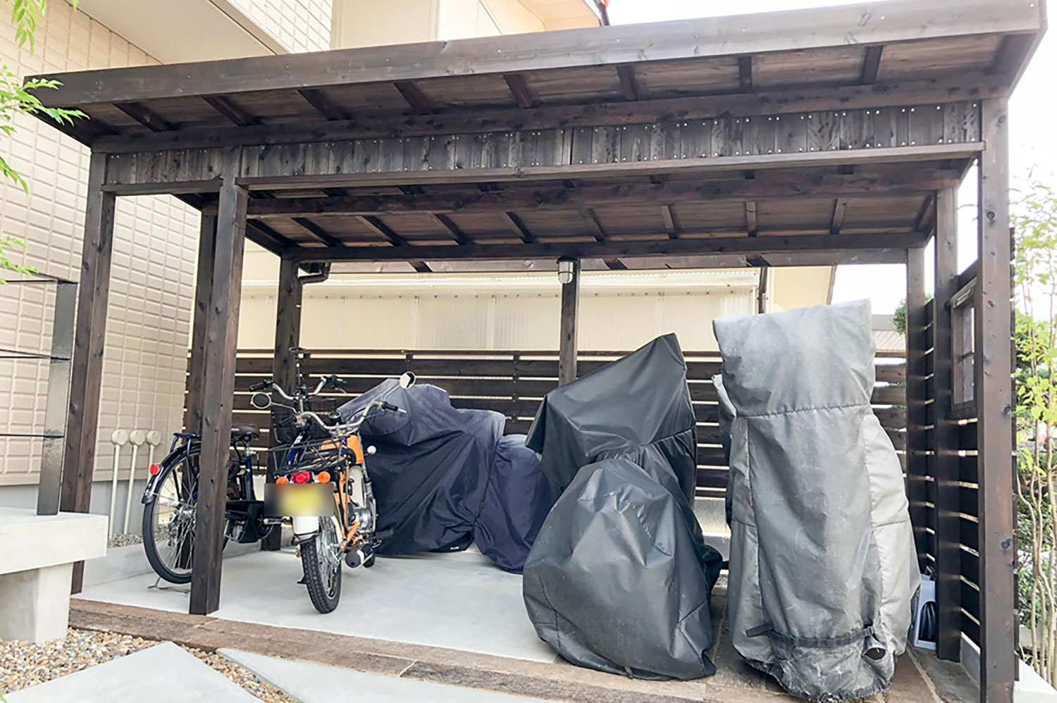 ウッド（木製）で自転車置き場を作る理由