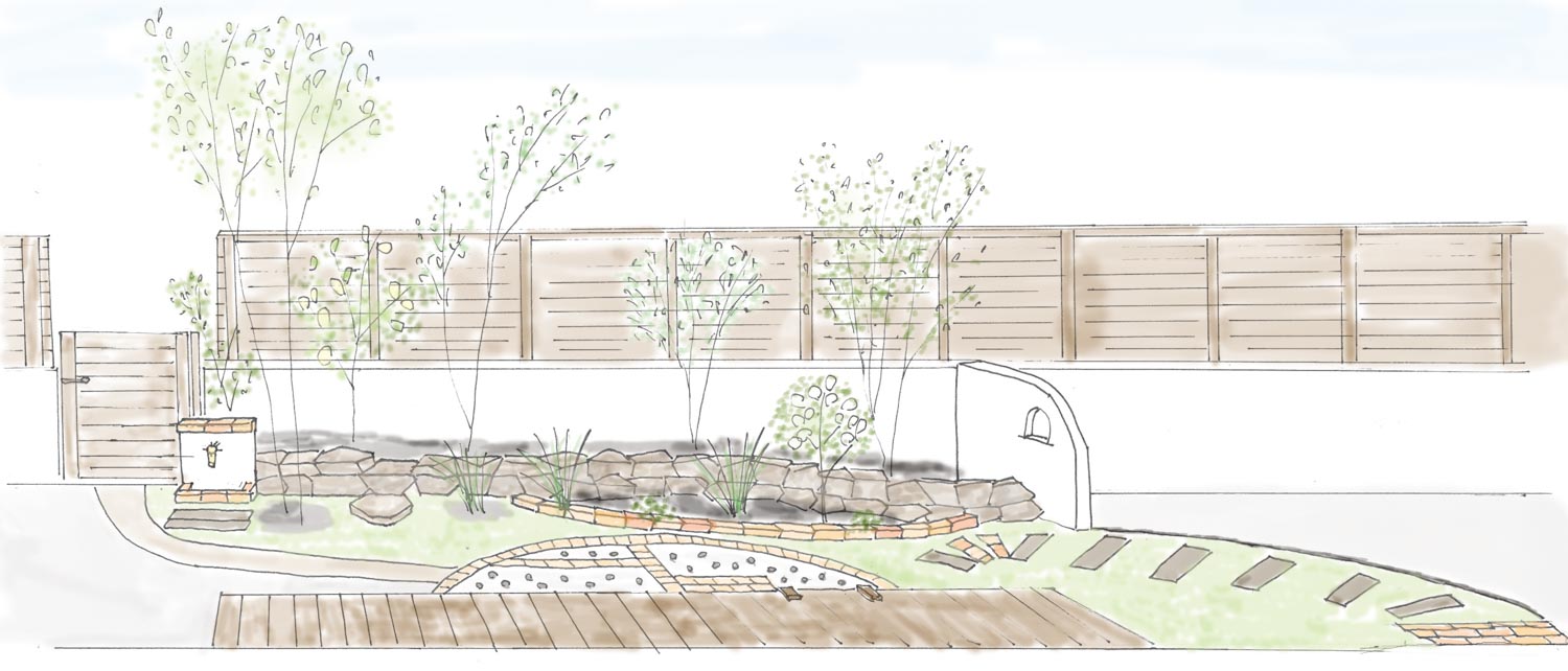 外構やエクステリアでは手に入らない庭空間を作る
