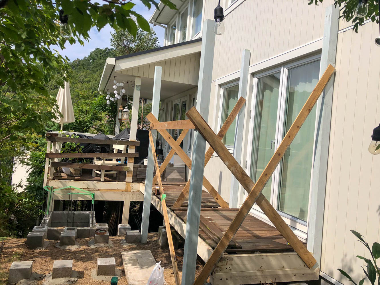 ウッドデッキの作り方