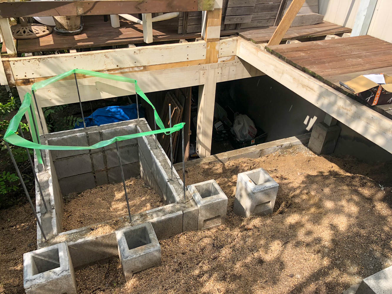 ウッドデッキの作り方