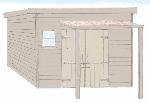 農作業のための小屋