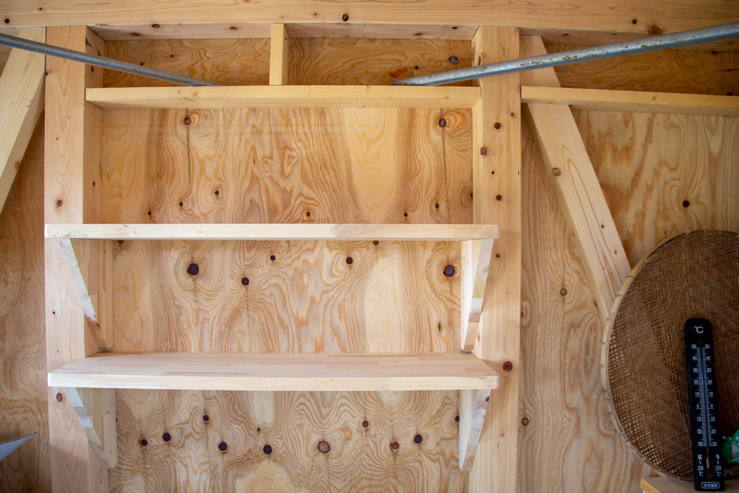 農作業のための小屋