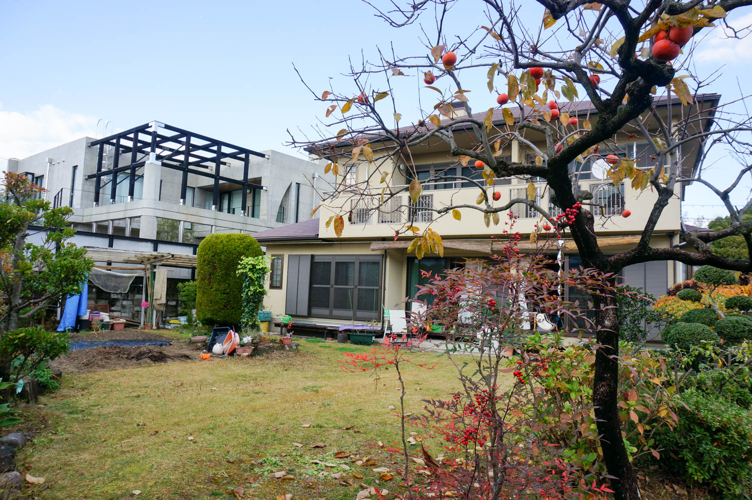 新しく暮らす家族のために庭を全面リフォームの施工前