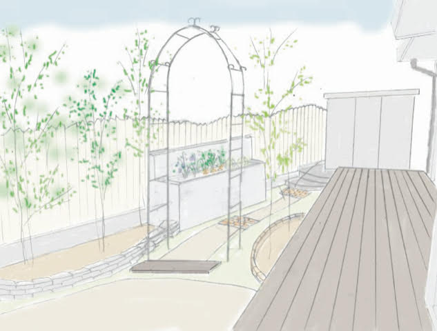 奥行きのある長い敷地を活かしたリフォーム