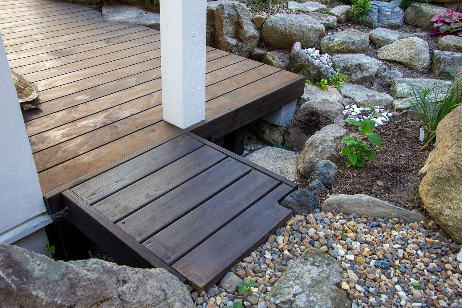 古い和庭の再利用