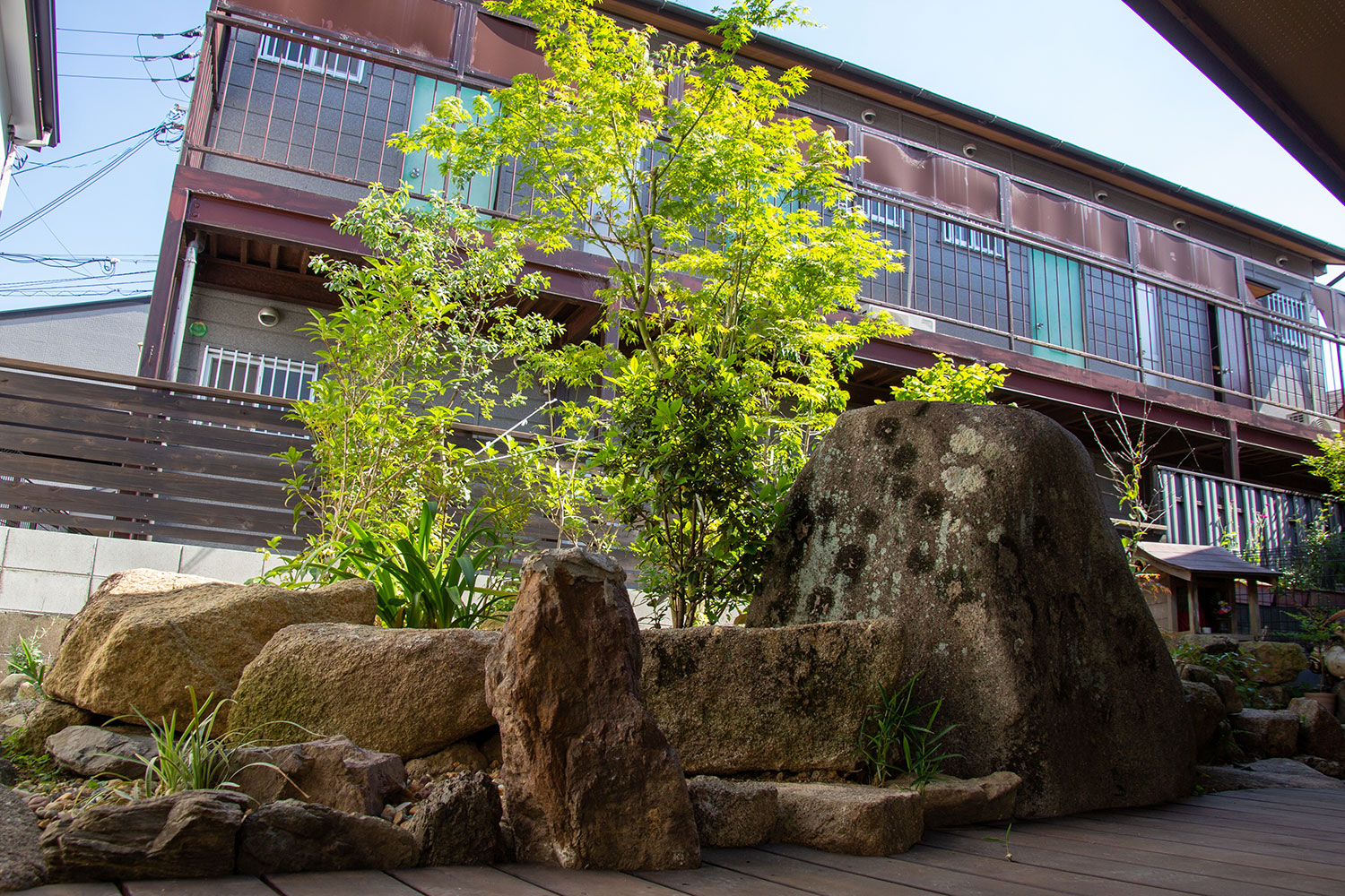 古い和庭の再利用