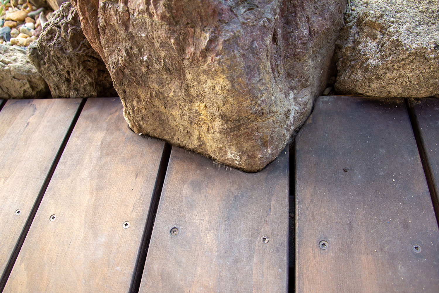 古い和庭の再利用