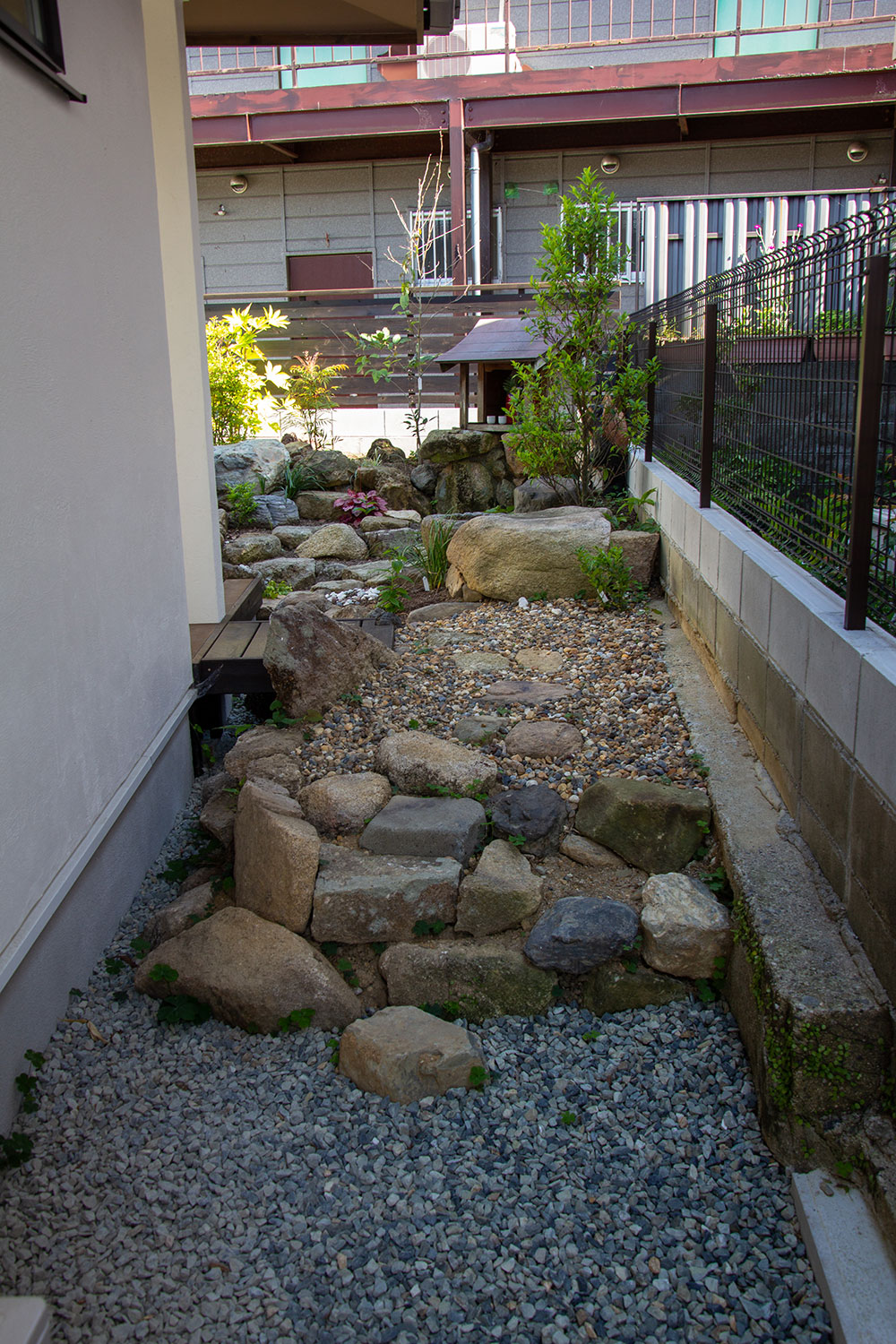 古い和庭の再利用