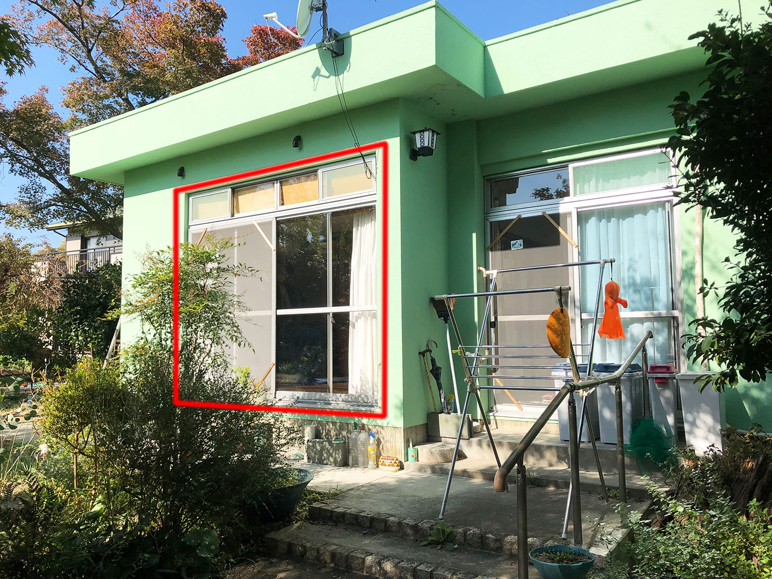 小屋を利用した増築リノベーション