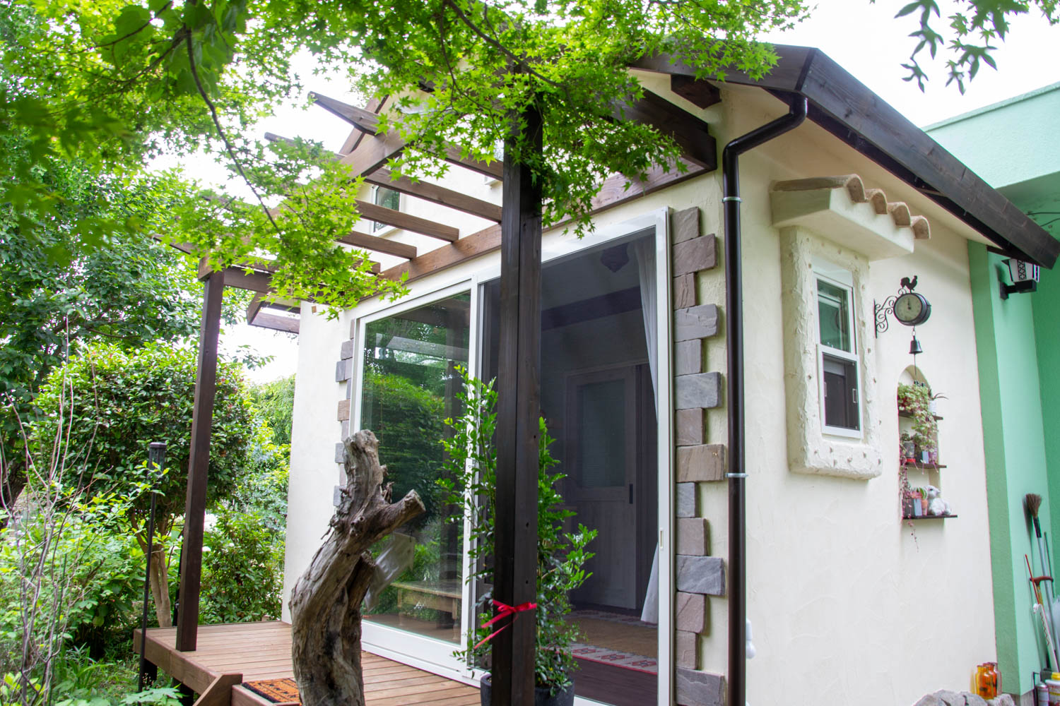 小屋を利用した増築リノベーション