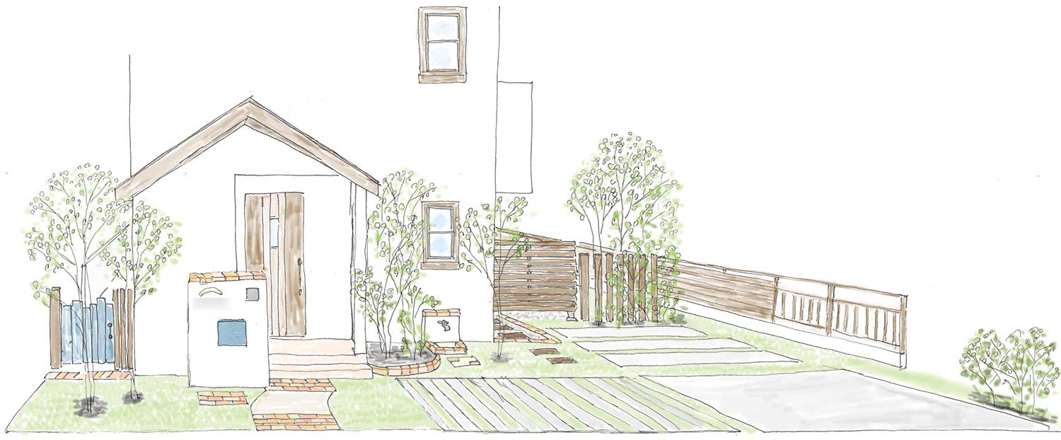 高台のナチュラルガーデン