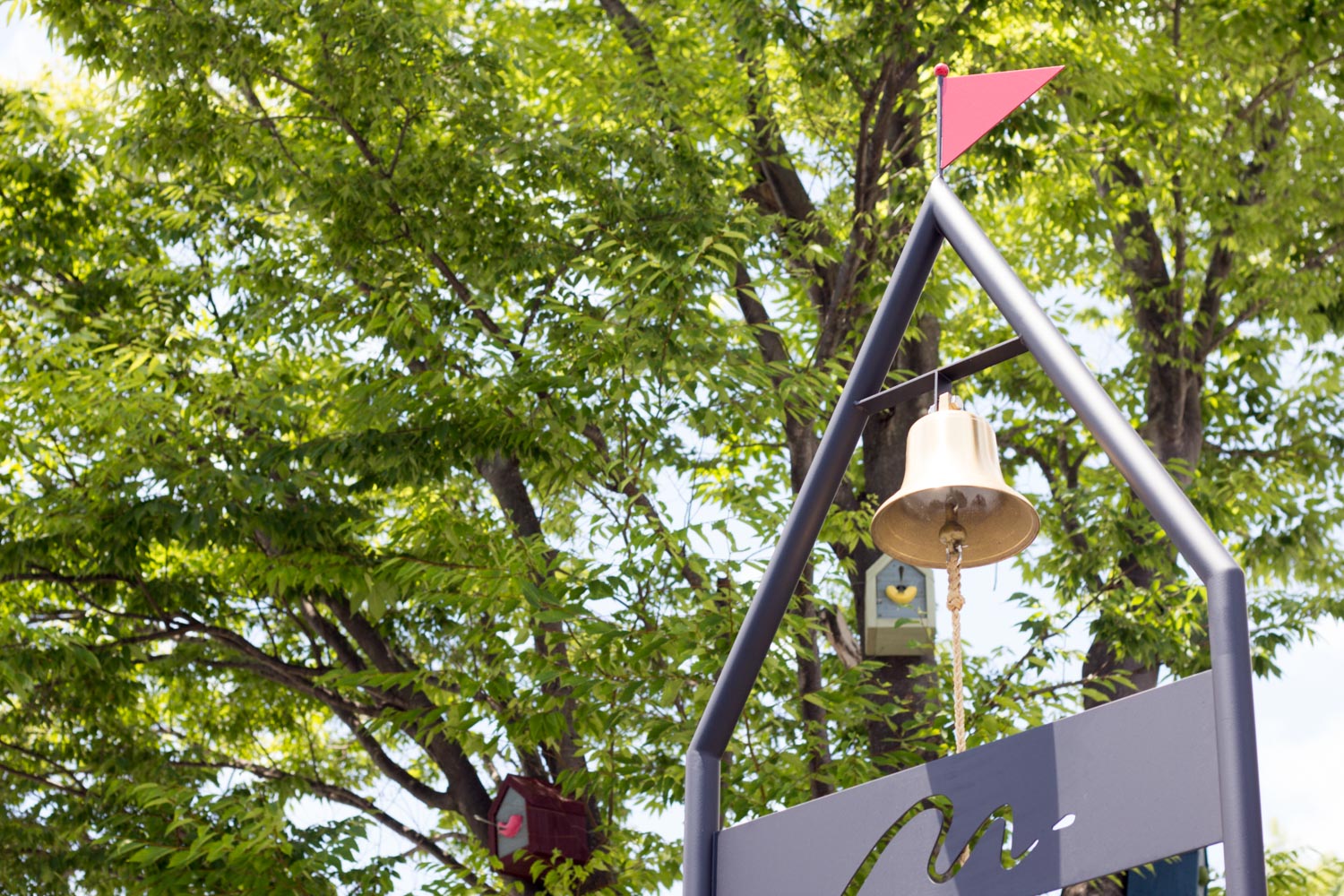 子どものための庭と庭小屋