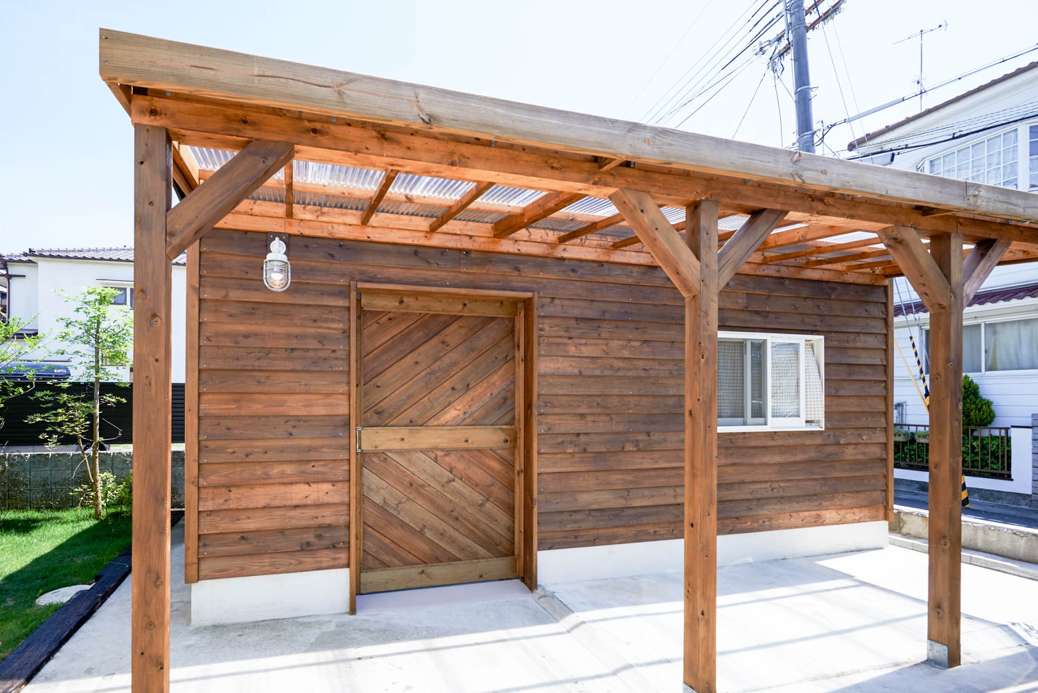 フィトライフの庭小屋を大人の秘密基地にする（全景）