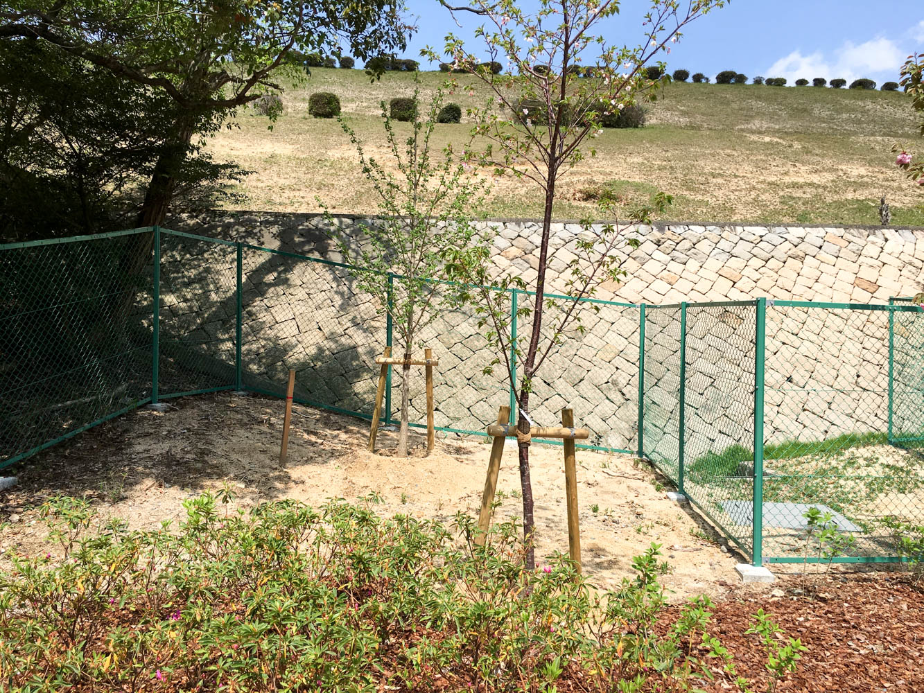 自治会の公園の用具置き場の小屋を施工の施工前