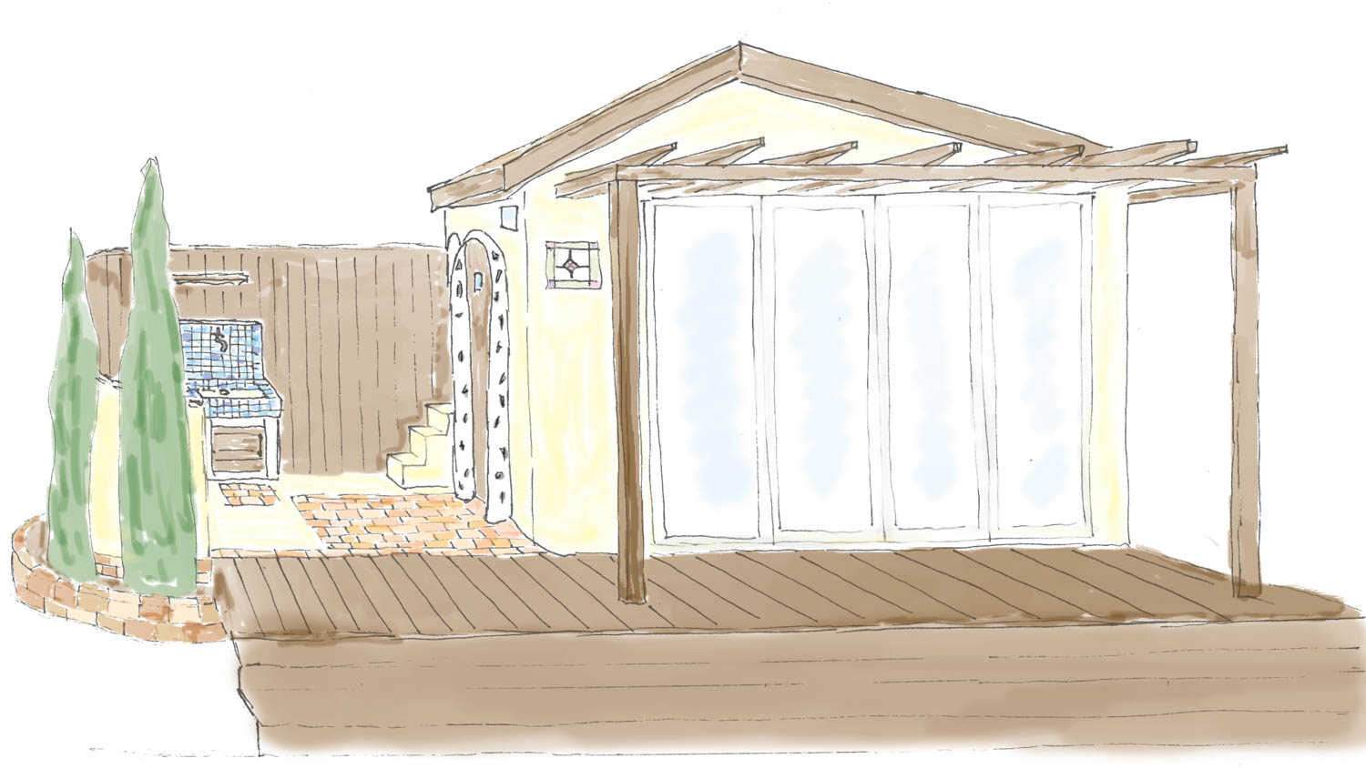 住み心地の良い庭小屋