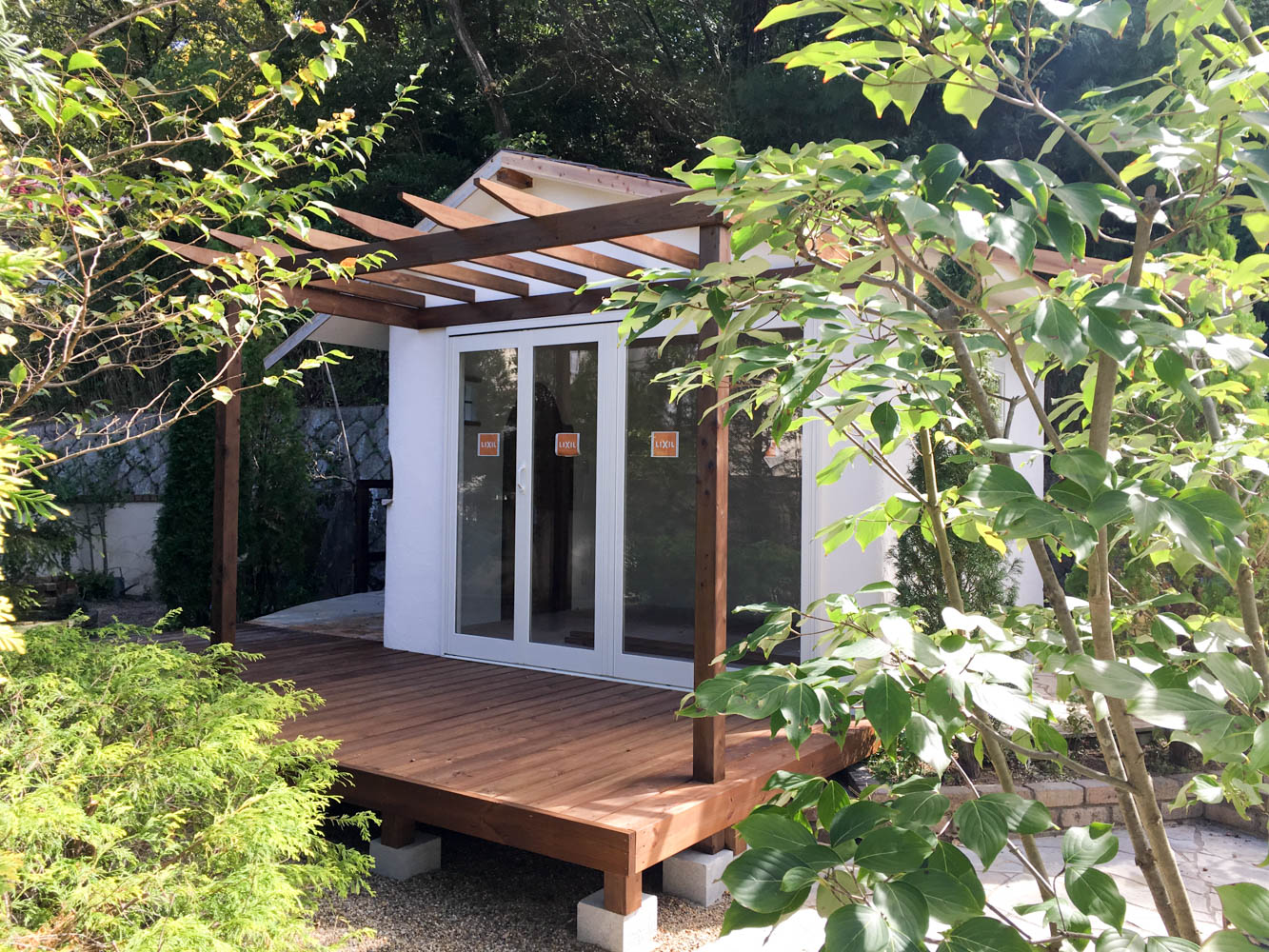 住み心地の良い庭小屋