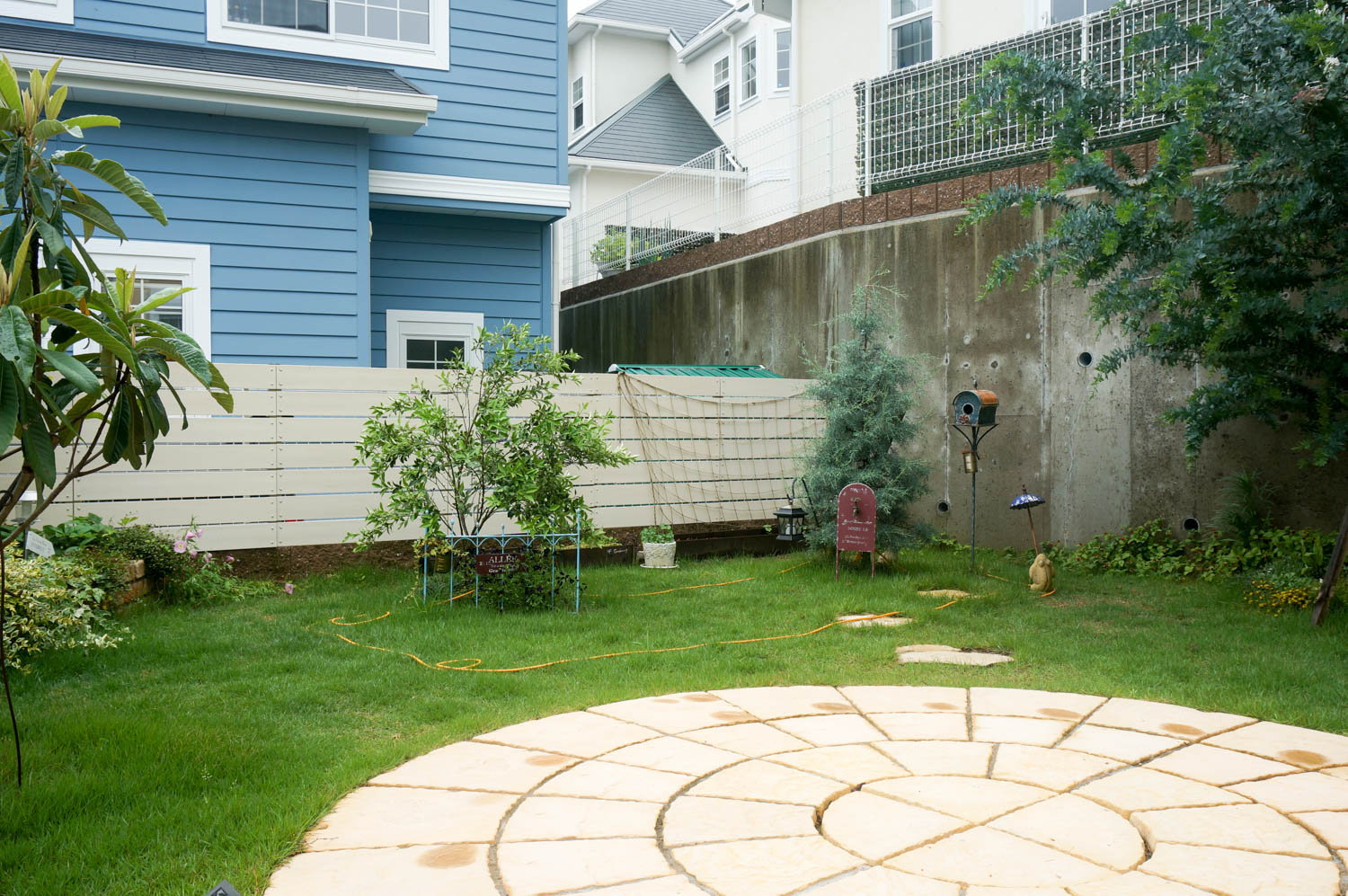 フィトライフのイタリア製漆喰塗りの庭小屋の施工前