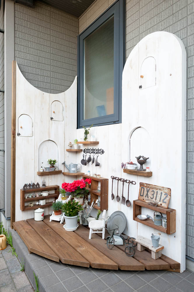 フィトライフのリフォーム（玄関前）