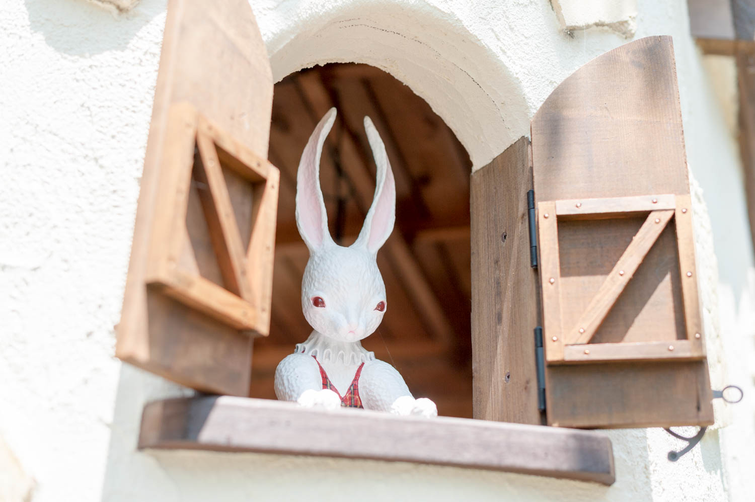 フィトライフのアリスをモチーフにした庭小屋