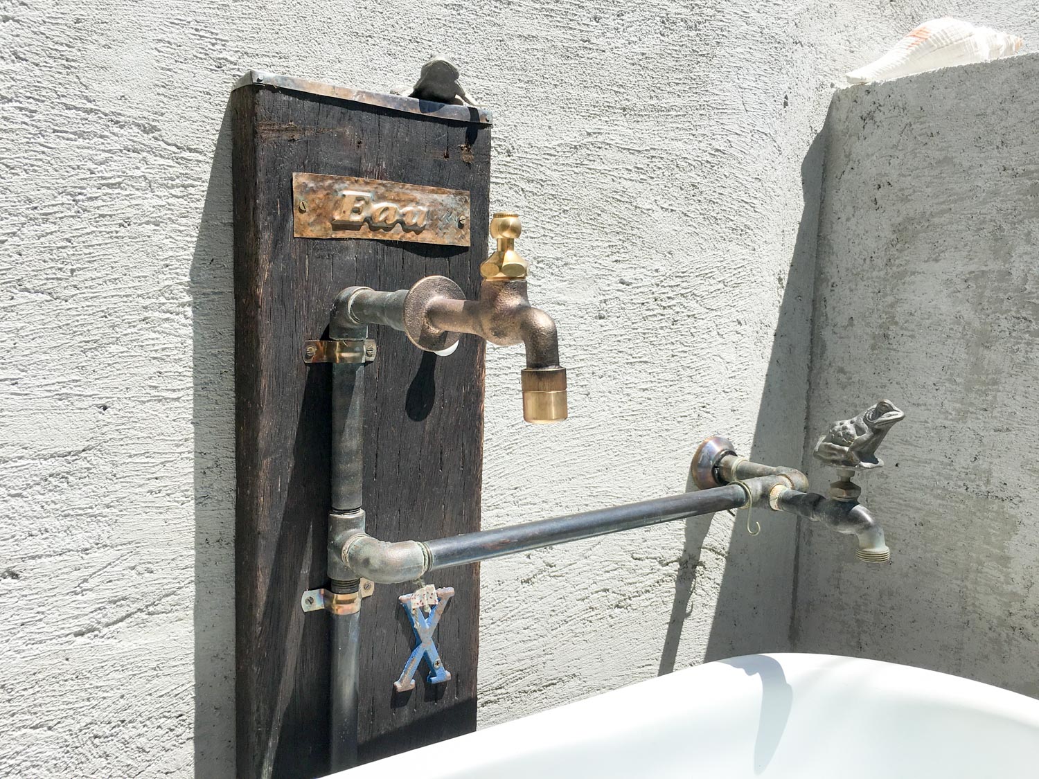 木製自転車小屋