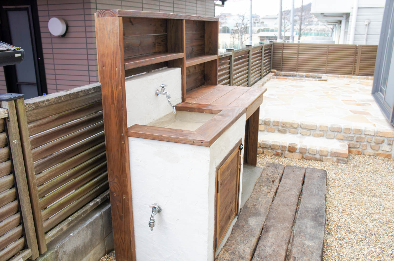 盆栽を楽しむための庭にリフォーム