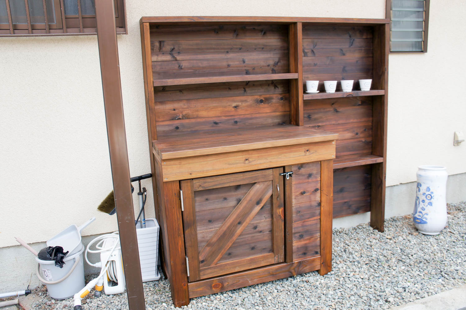 ウッドデッキスペースにリフォーム