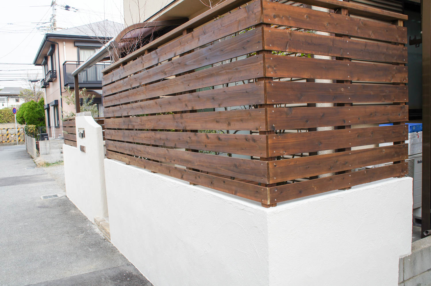 ウッドデッキスペースにリフォーム