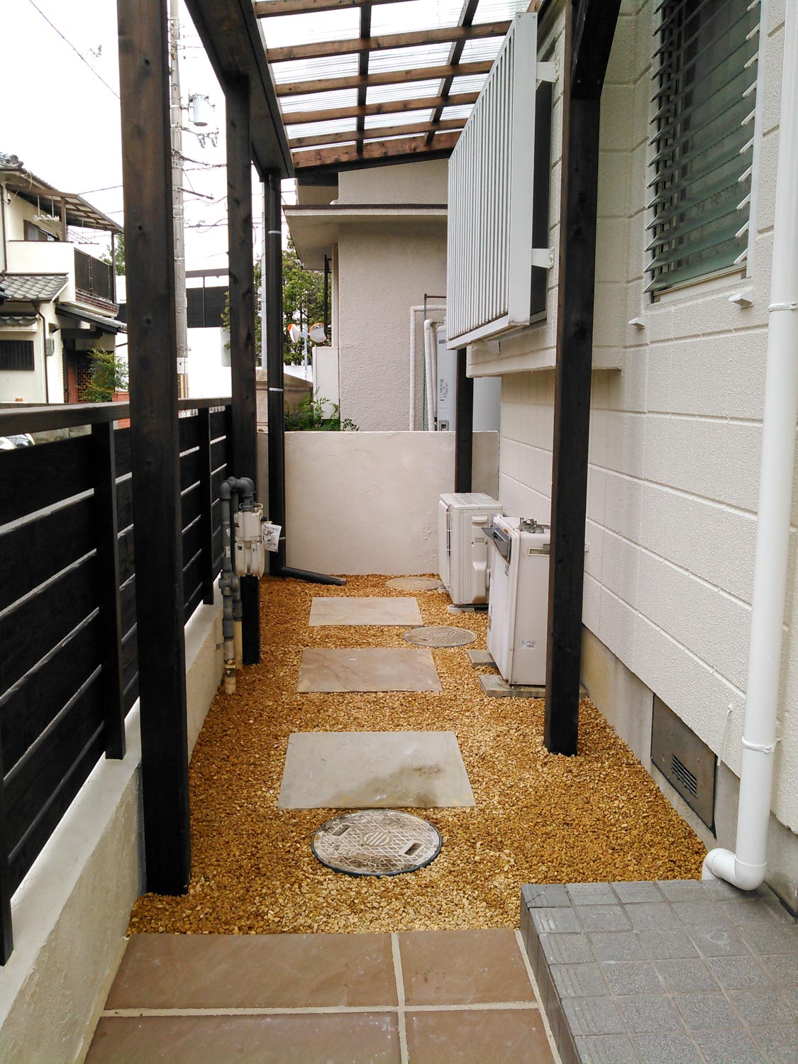 玄関前のリフォーム外構