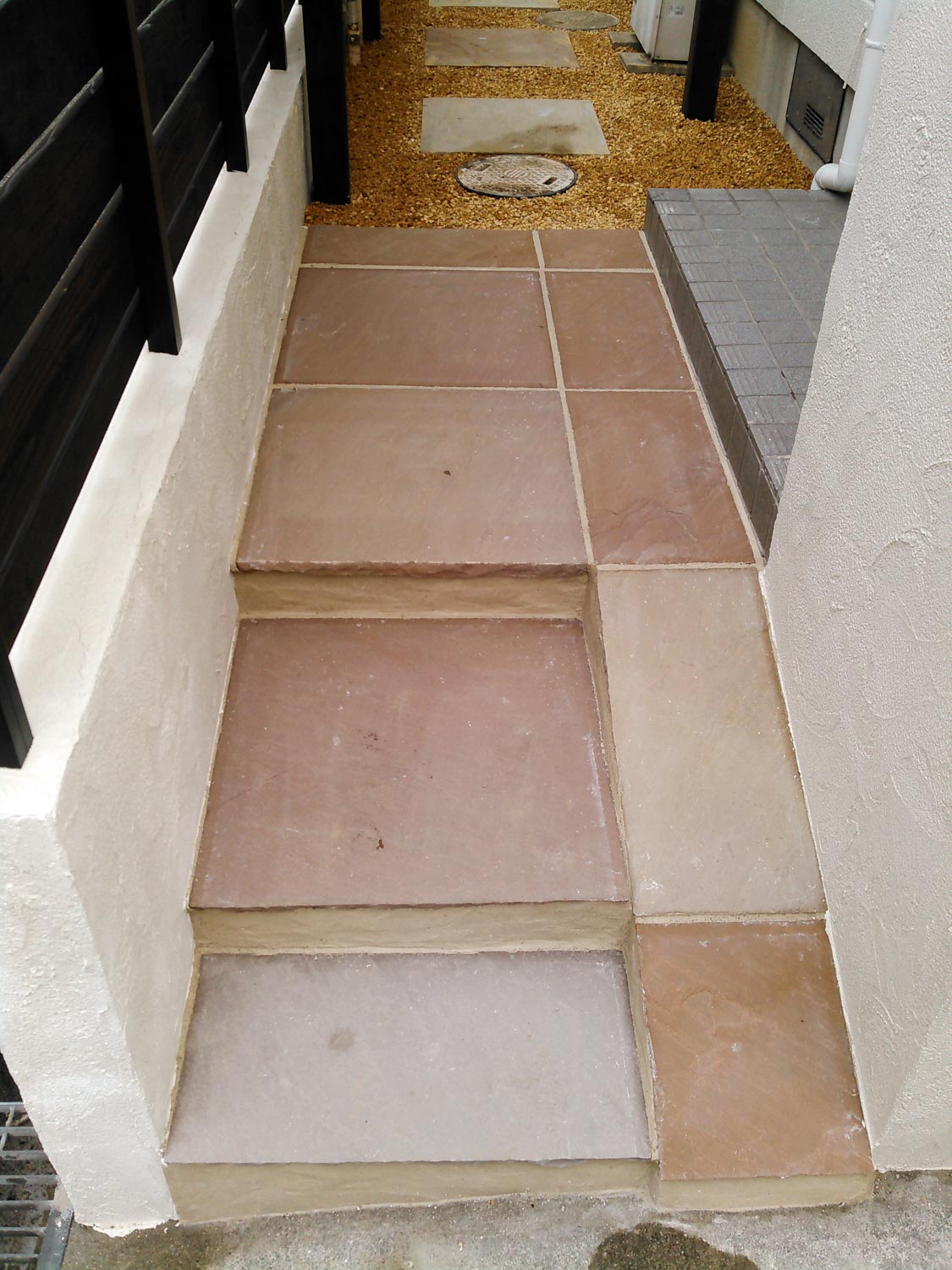 玄関前のリフォーム外構