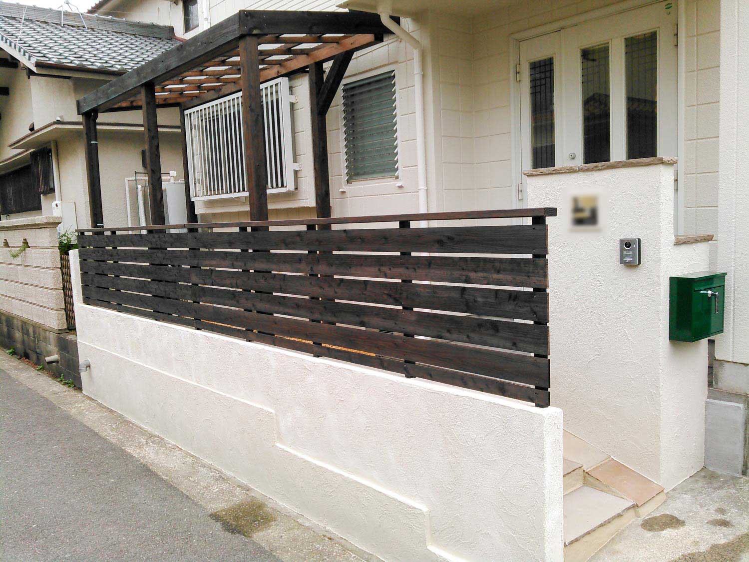 玄関前のリフォーム外構