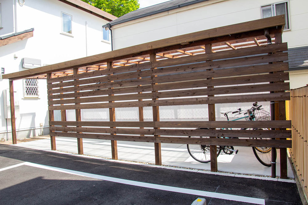 ウッド（木製）で自転車置き場を作る理由