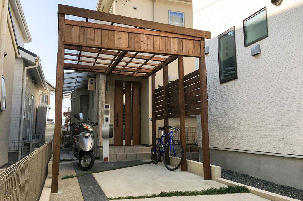 ウッド（木製）で自転車置き場を作る理由