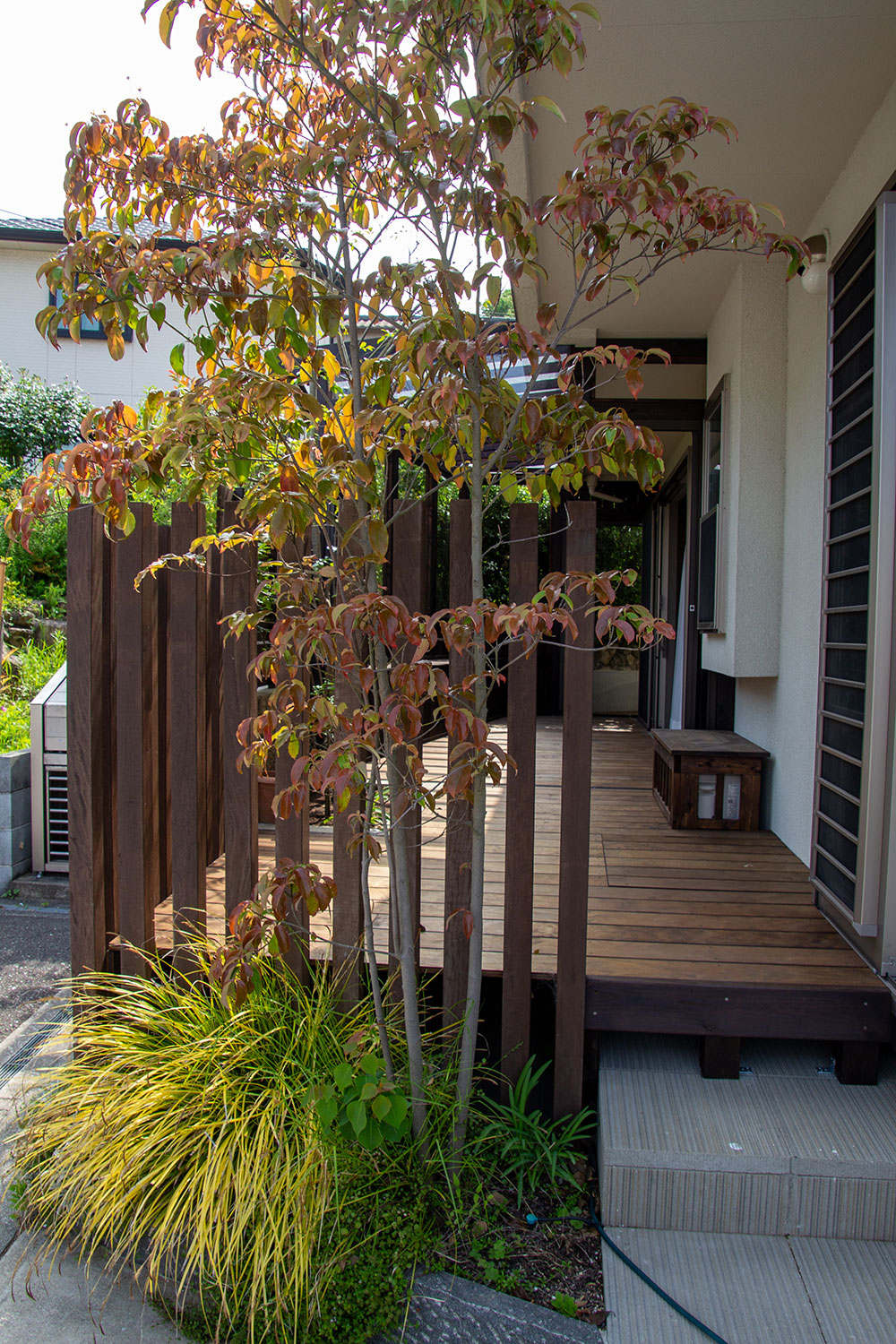 ウッドデッキをテラスハウにリフォーム