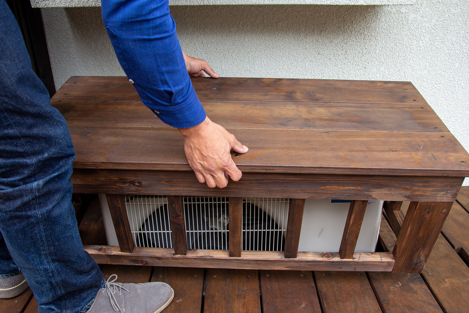 ウッドデッキをテラスハウにリフォーム