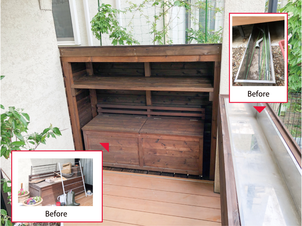 お手持ちの品々を使いながらのリフォーム