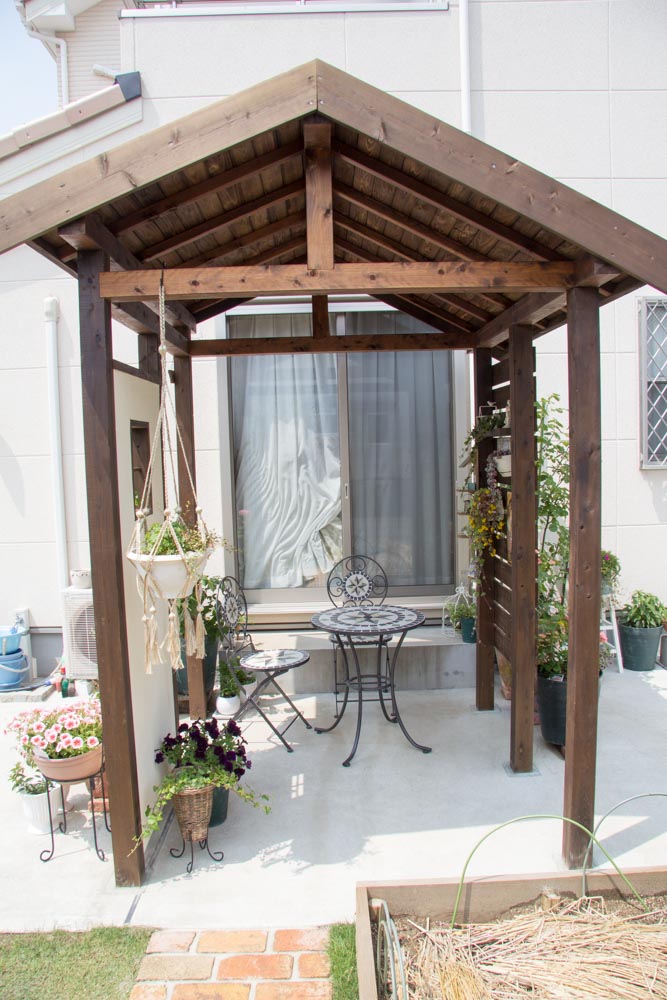 バラと家庭差延を楽しむ