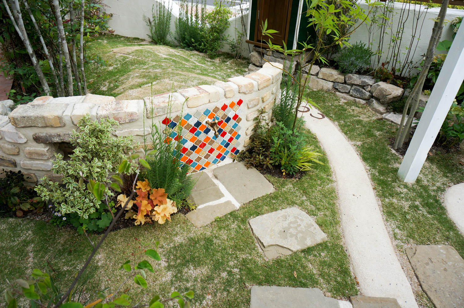 ドックアンカーのあるナチュラルショップガーデン