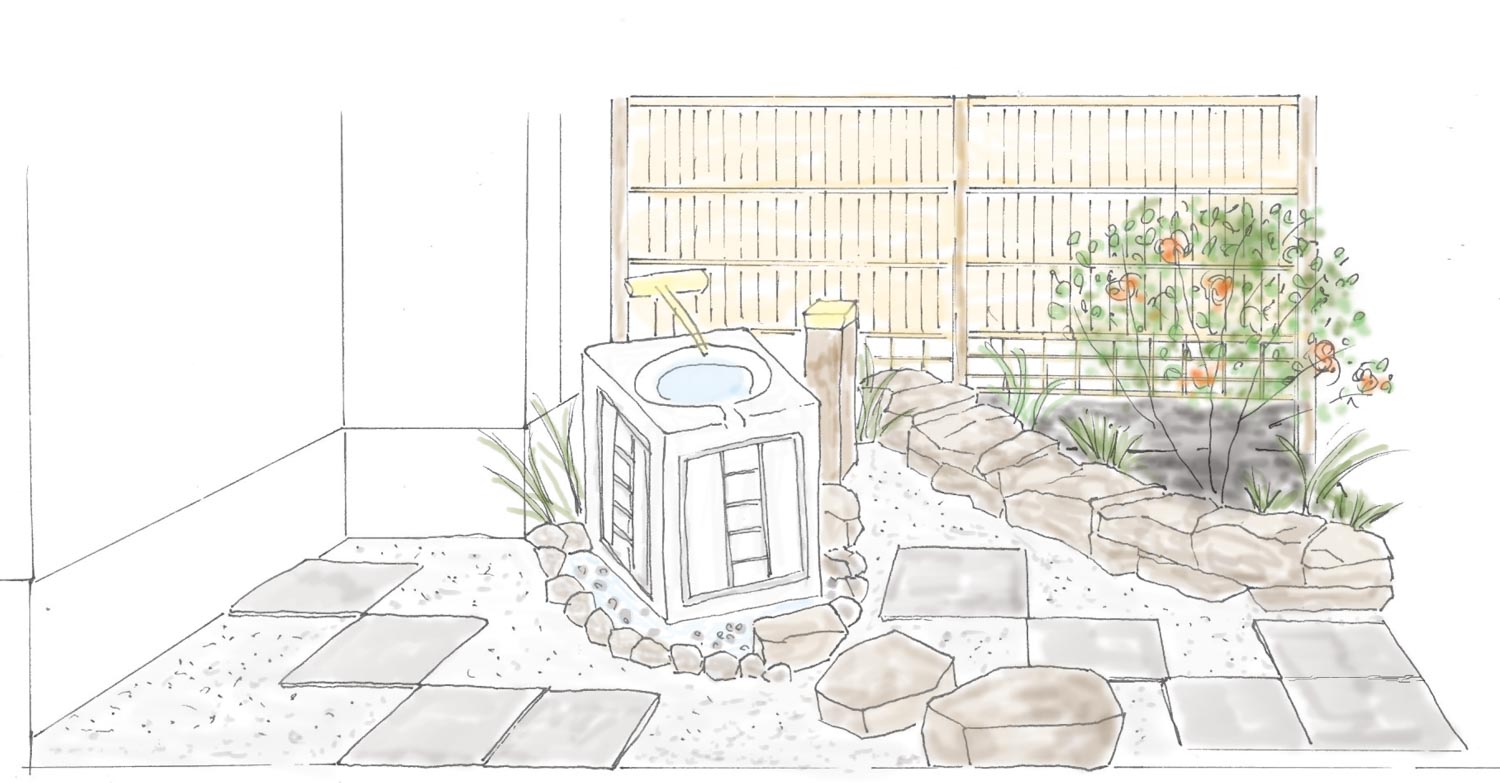 NIWAKOYA 庭を演出する小さなNIWAKOYAのチカラ