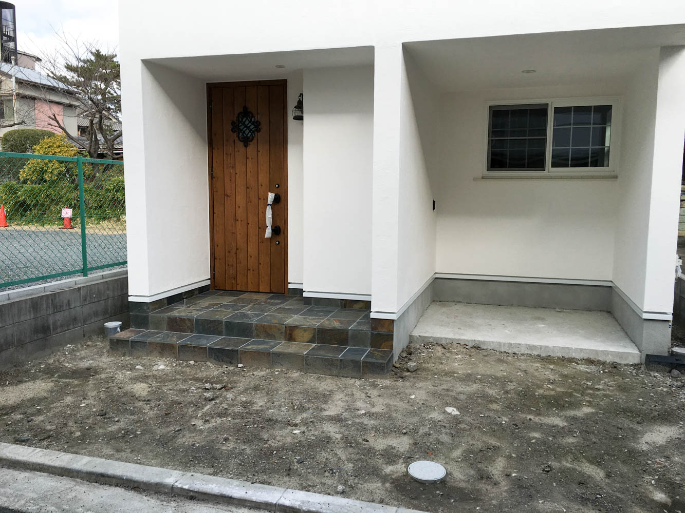 家族でＢＢＱ（バーバキュー）を楽しむための小さなお庭