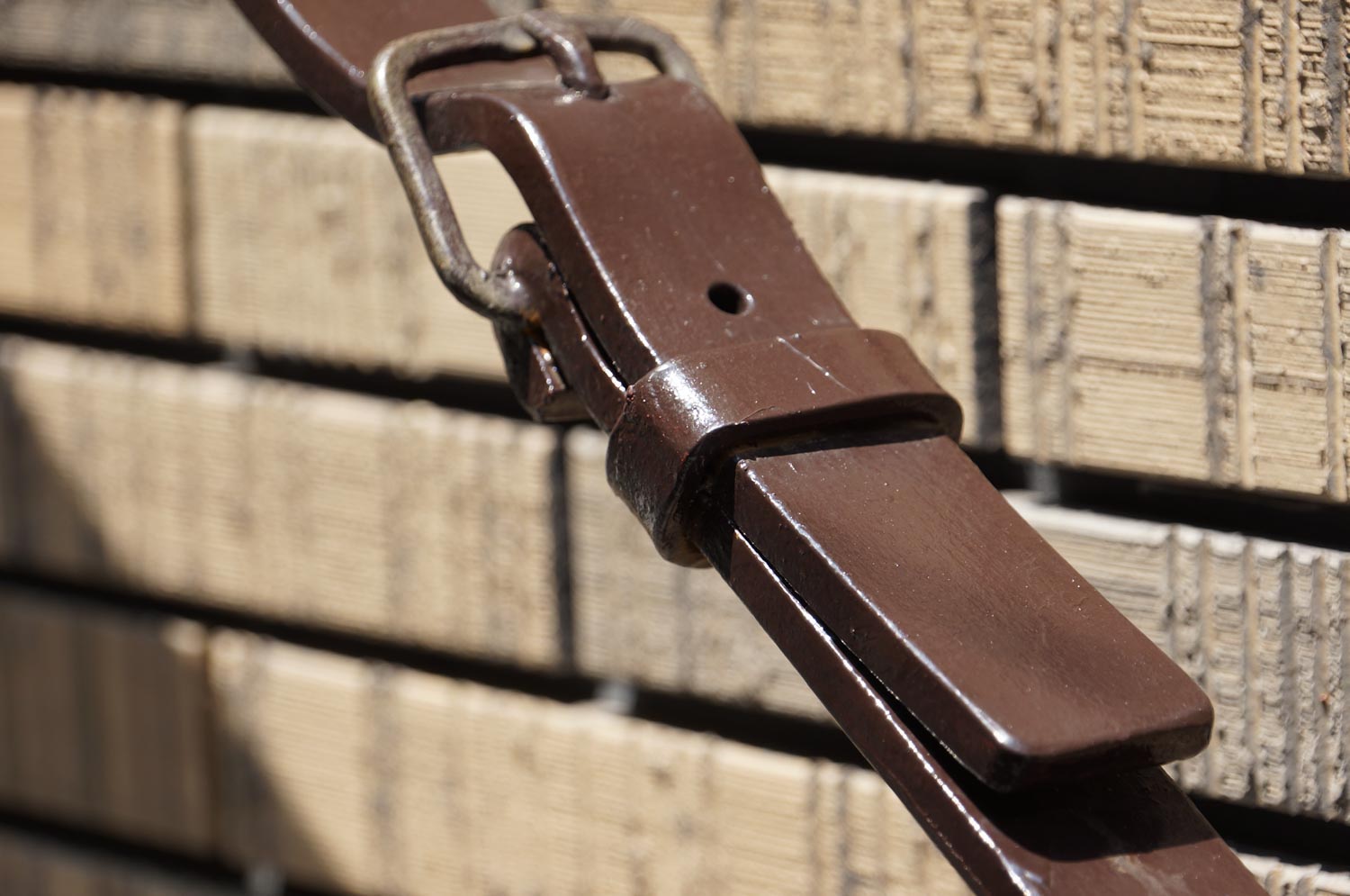 オリジナルアイアンを配したログハウスのモダンガーデン