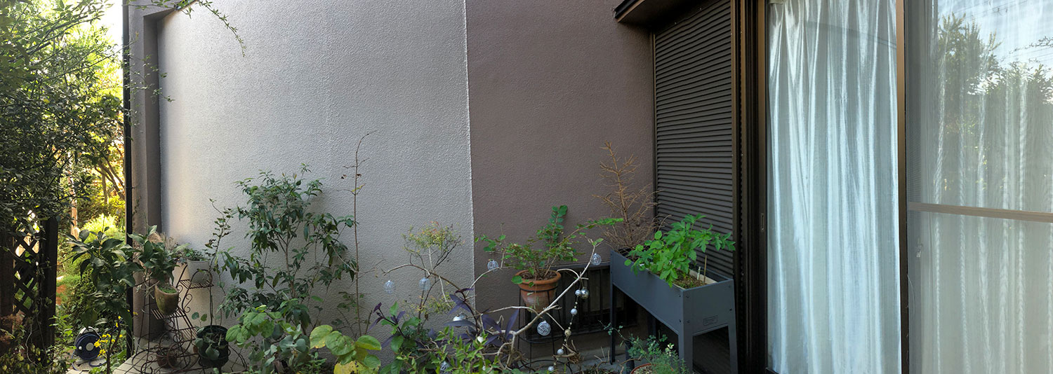 デットスペースをサンルームとして活用