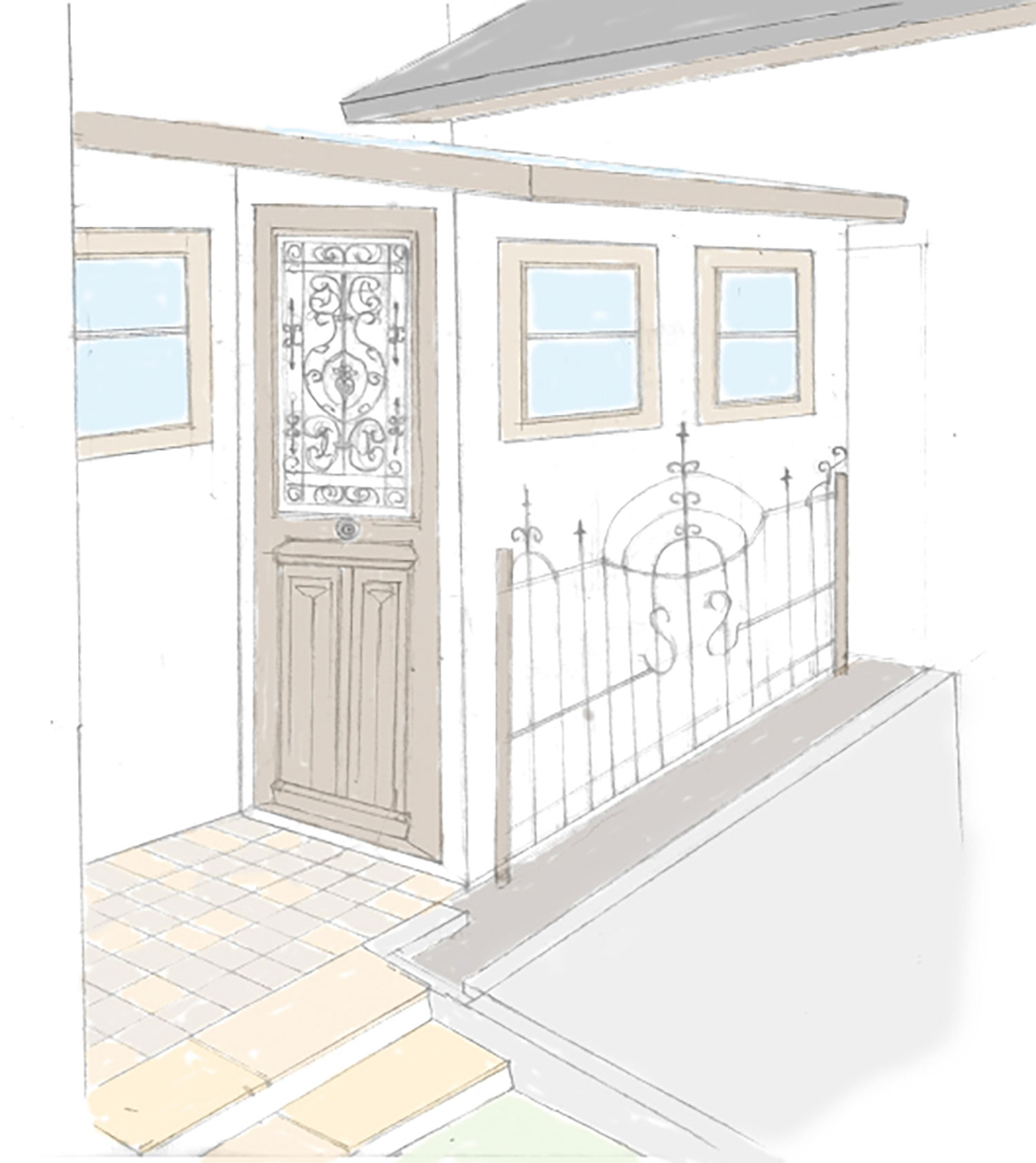 デットスペースをサンルームとして活用